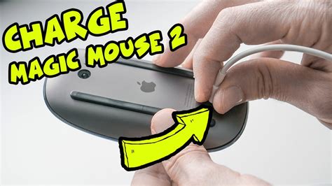 Streamlining your workspace: wire free charging for your magic mouse.